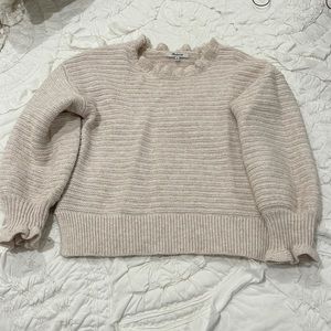 Madewell cable knit sweater